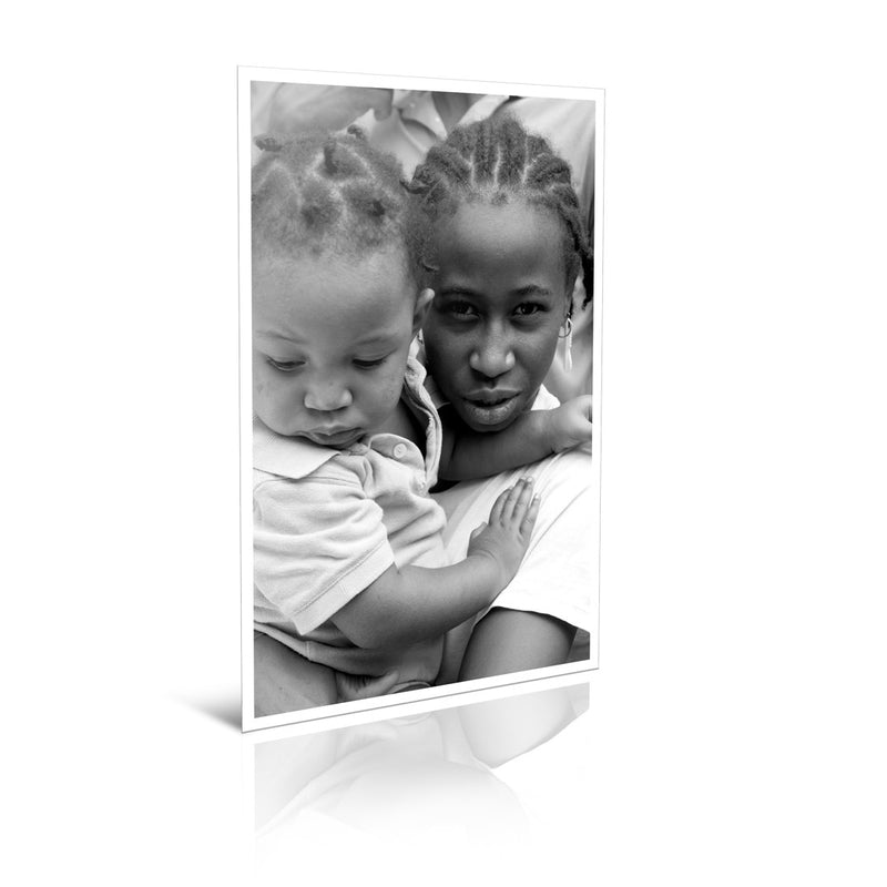 i2believe_youth_b&w 18 x 24 Bordered Print